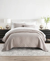 ienjoy Home Diamond Stitch 3-Pc. Lightweight Quilt Set, Full/Queen