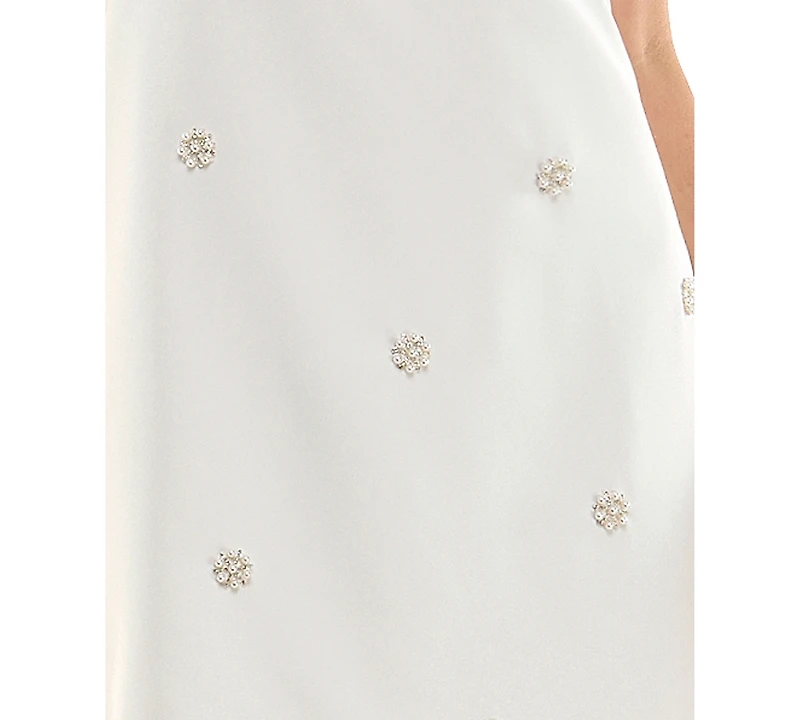 City Studios Juniors' Beaded Halter Mini Dress