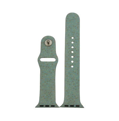 Olivia Pratt Gold Dot Printed Silicone Apple Watch Bands