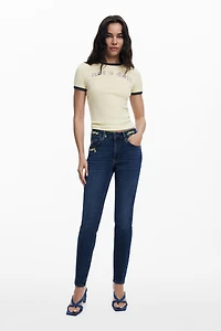Desigual Women's Floral Skinny Jeans