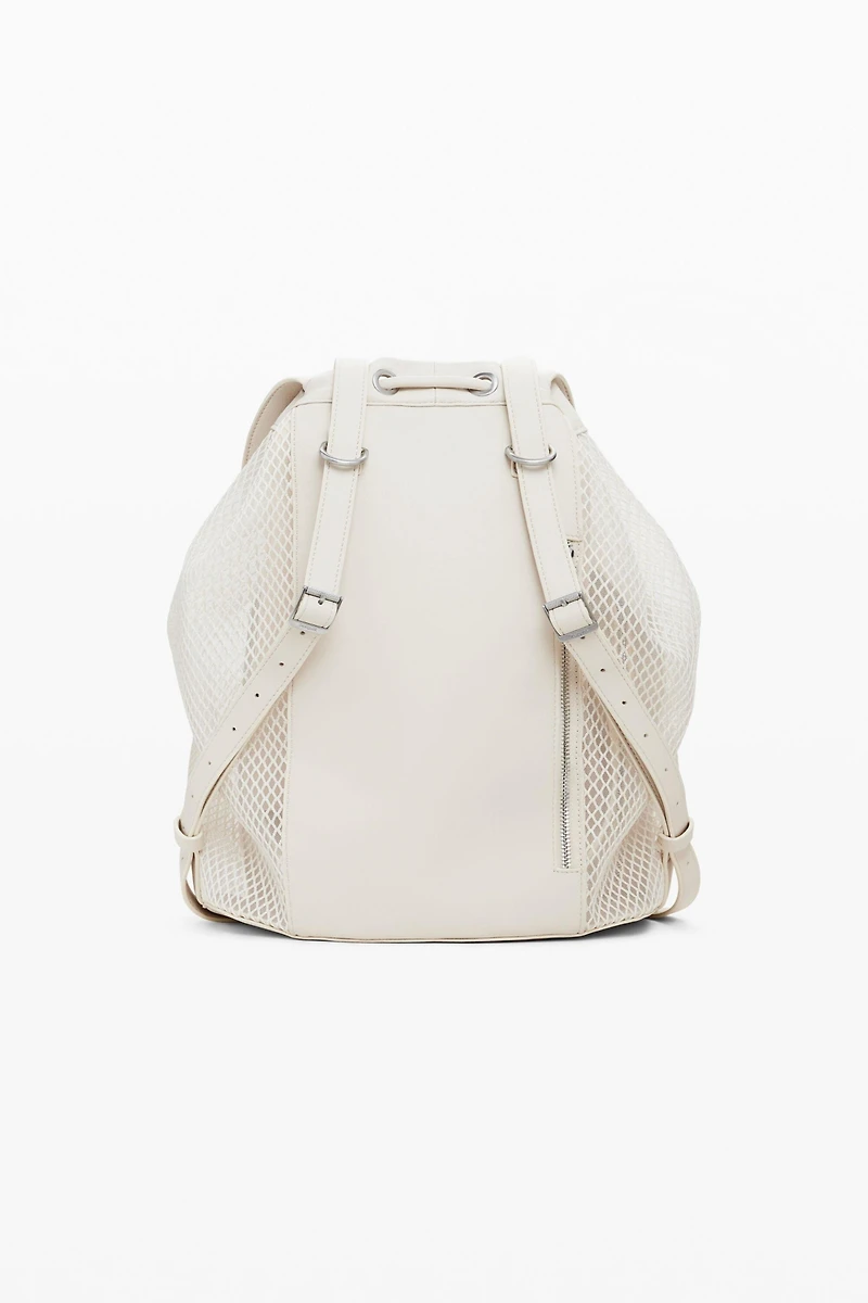 Desigual Women's Medium mesh drawstring backpack