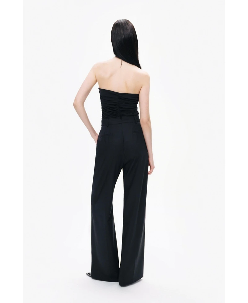 Nocturne Women's Drape-Designed Crop Top