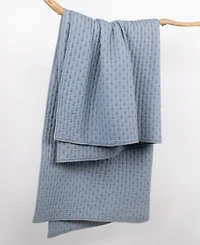 Levtex Cross Stitch Reversible Quilted Throw, 50" x 60"