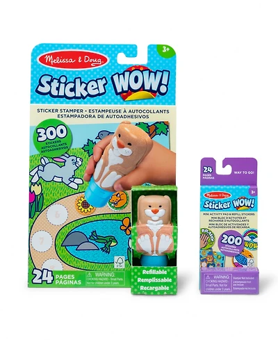 Melissa and Doug Sticker Wow Bunny Bundle