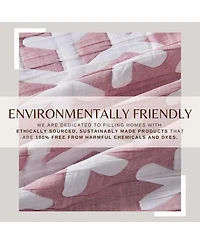 Linery & Co. Winter-Themed Snowflake Matelasse Quilt Set with Shams