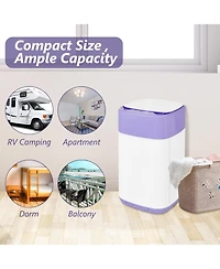 8lbs Portable Fully Automatic Washing Machine with Drain Pump