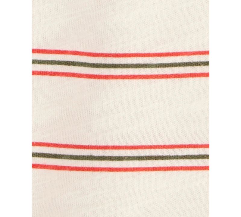 Carter's Toddler Boys Striped Slub Jersey Henley T-Shirt