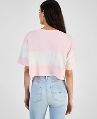 Tommy Jeans Women's Colorblock Cotton Crop T-Shirt