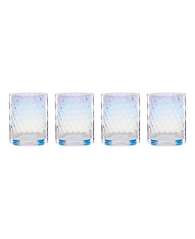 Lenox Tuscany Classics Iridescent Double Old Fashioned Glasses, Set of 4