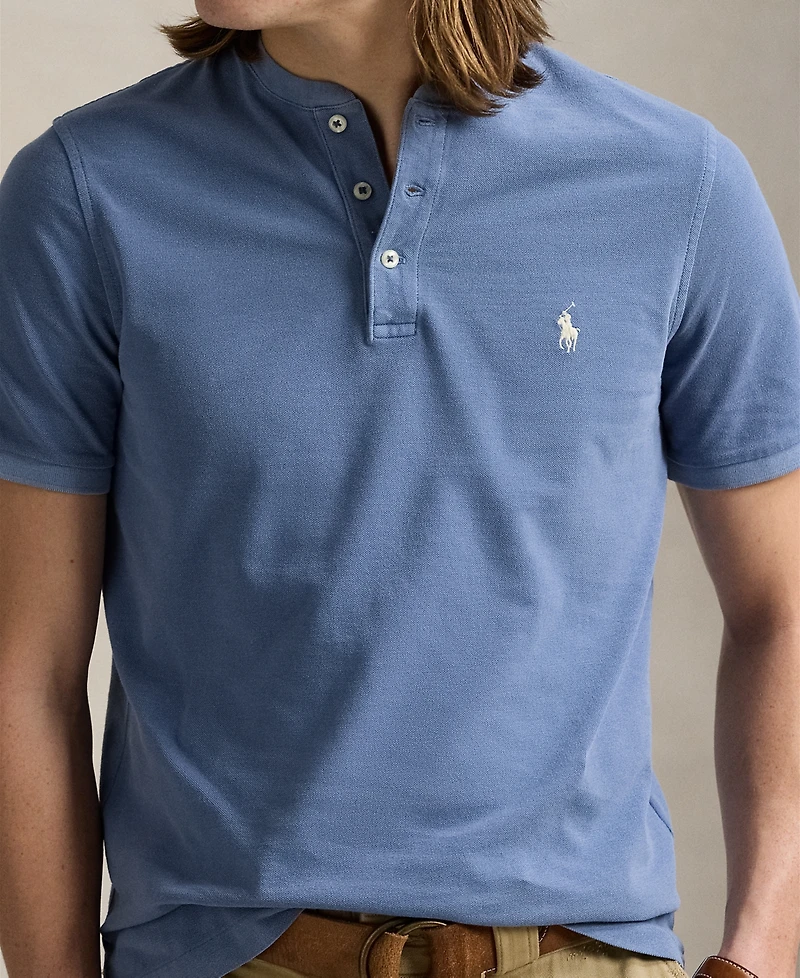 Polo Ralph Lauren Men's Cotton Pique Henley Shirt