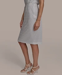 Donna Karan New York Women's Sequined Pencil Skirt