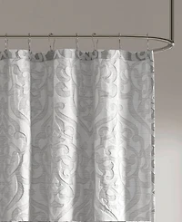 Madison Park Odette Jacquard Shower Curtain, 72" x