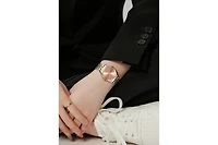 Women's Watch 32mm Dial Calendar Stainless Steel Strap Victoria Hyde
