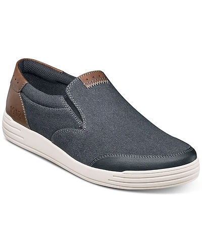 Nunn Bush Men's Kore City Walk Athletic Style Canvas Slip-On Loafer