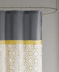 510 Design Donnell Embroidered Shower Curtain, 72" x 72"