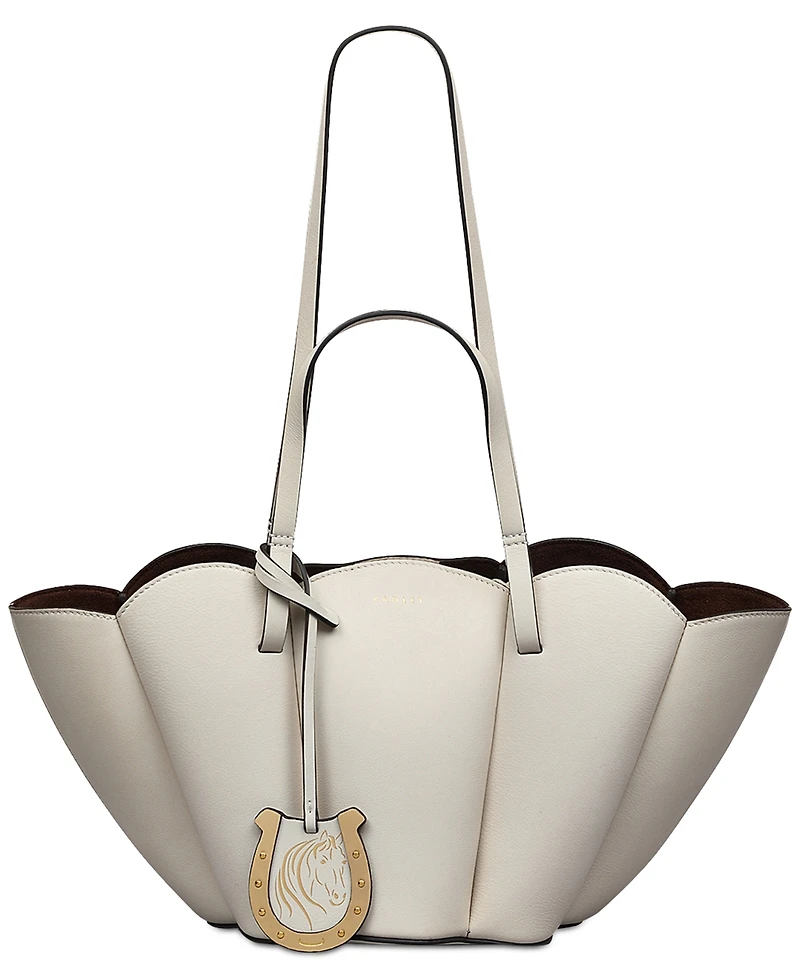 Radley London Kentucky Derby Small Leather Open Top Grab Bag