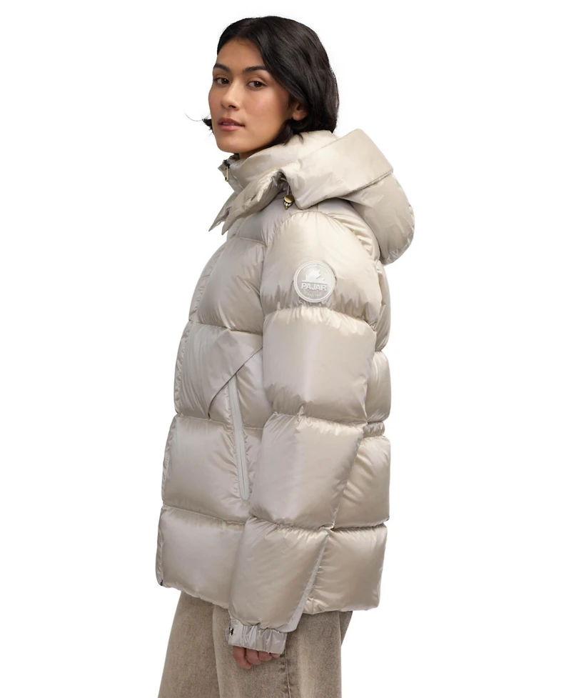Pajar Women's Vivienne Boxy Short Channel Quilted Puffer