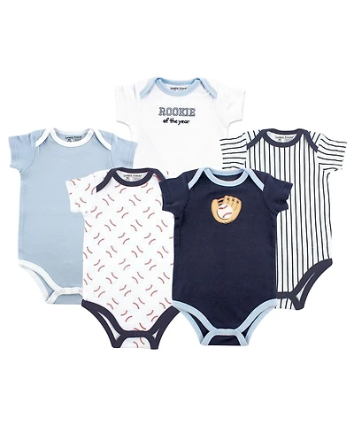 Luvable Friends Baby Girls 5Pk Bodysuits