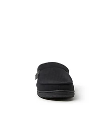 Dearfoams Men's Brendan Perforated Moccasin Toe Clog House Shoe Slipper