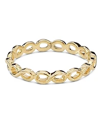 Devata Infinity Ring in 14K Gold, Size 5, approx. 1.3 grams.