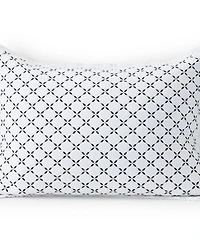 Lands' End Embroidered Diamond Double Voile Sham
