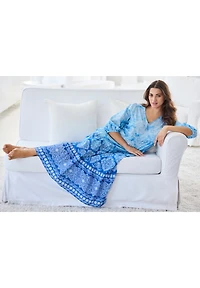 Dreams & Co. Women's Tiered Peasant Lounger