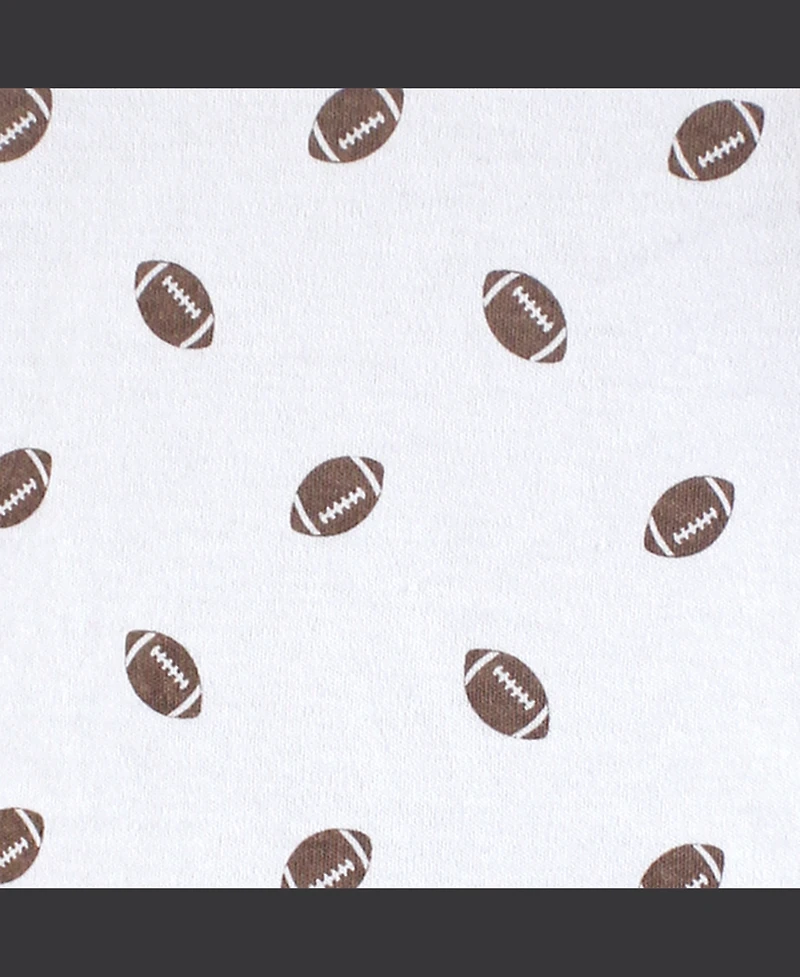 Little Treasure Baby Boys Five-Piece Set of Long-Sleeve Onesies