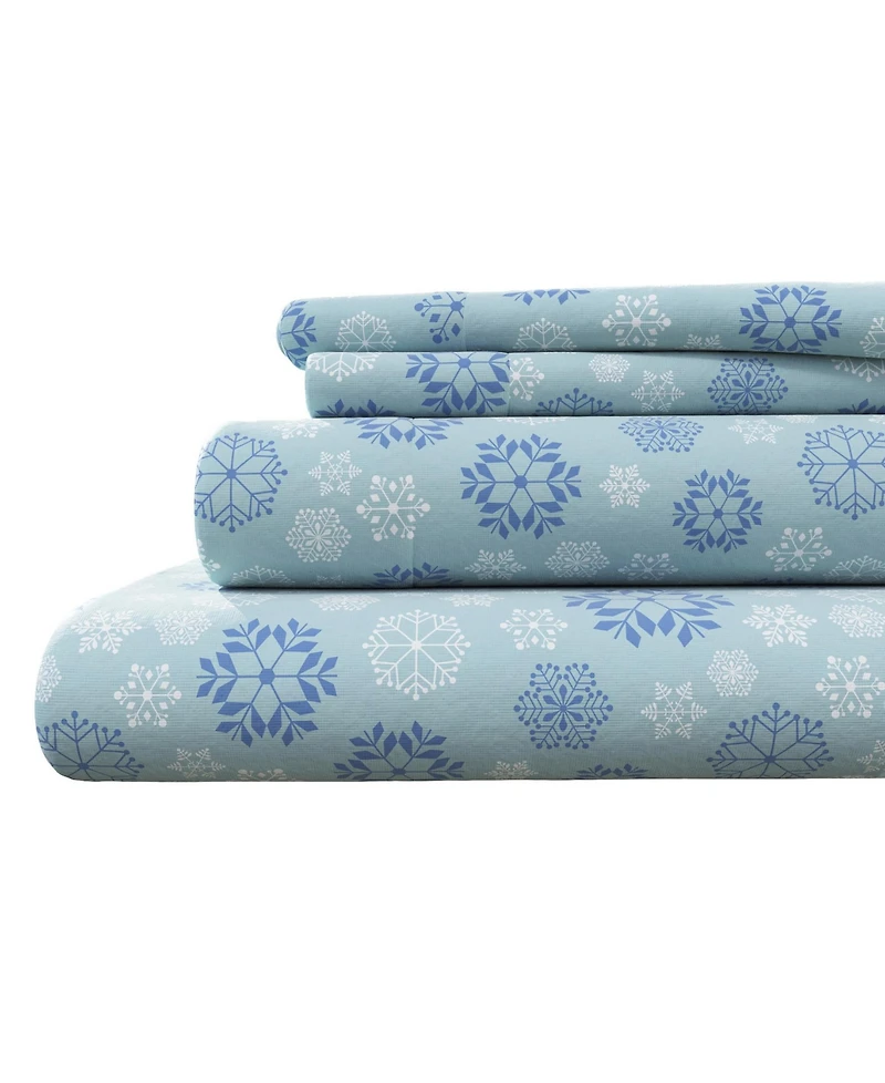 Linery & Co. 100% Turkish Cotton Winter Flannel Sheet Set