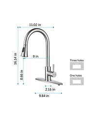 Kitchen Faucet with Pull Out Spraye