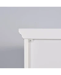 Bathroom Floor Storage Cabinet with 2 Doors Living Room Wooden Cabinet with 6 Shelves 15.75 x 11.81 x 66.93 inch