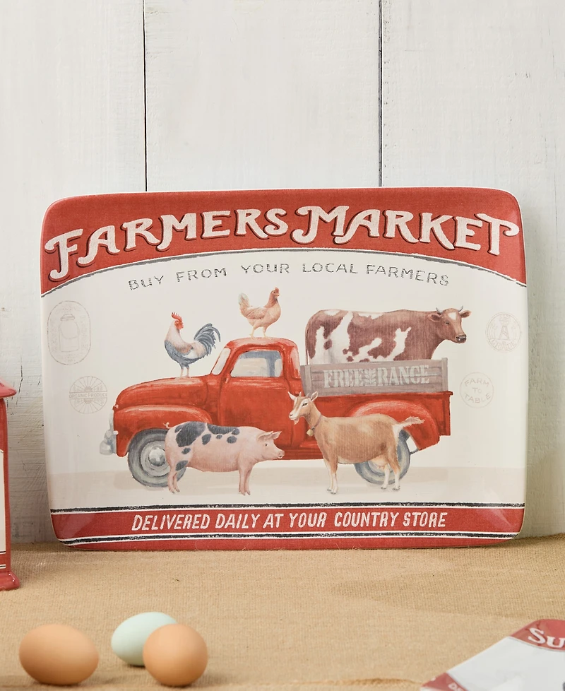 Certified International Vintage Farm Rectangular Platter