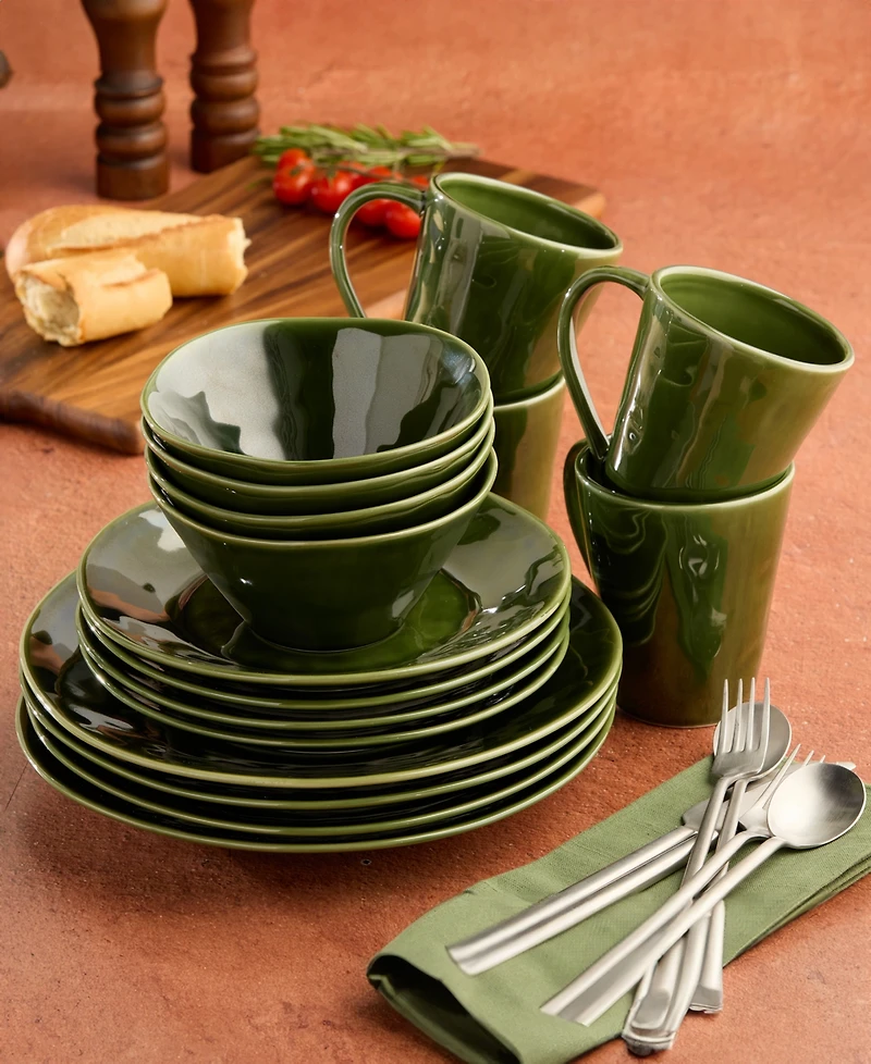 Certified International Verde Salad Plates, Set of 4, Service for 4
