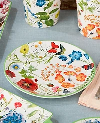 Certified International Greenhouse Dinner Plates, Set of 4, Service for 4