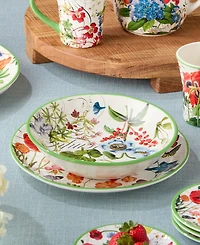 Certified International Greenhouse Soup Bowls, Set of 4, Service for 4