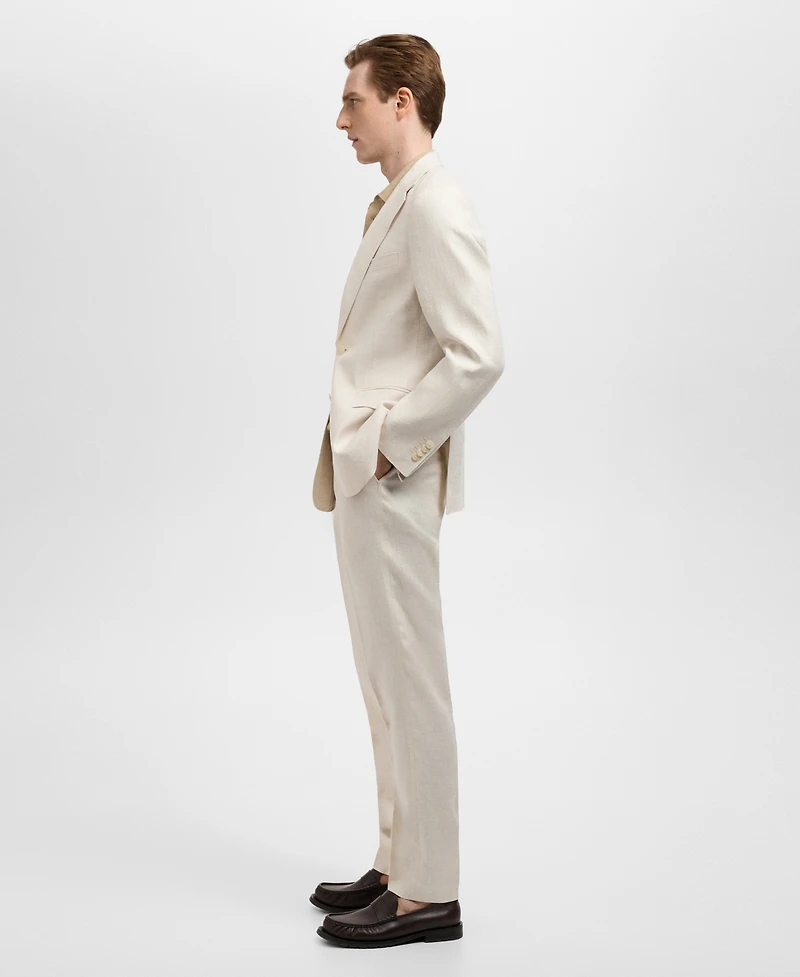 Mango Men's Super Slim-Fit Tailored Trouser Pants