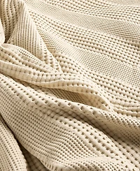 Oake Cotton Waffle Blanket, Full/Queen, Exclusively at Macy's