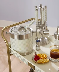 Mackenzie-Childs Sterling Check 3260 Jigger