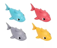 Sperric Toddler Wind-Up Floating Shark Bath Toys – 12PCS Colorful Swimming Sharks, Interactive & Battery-Free Water Play Set Bath, Pool & Summe