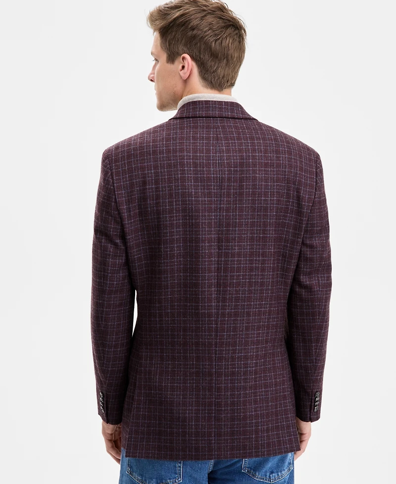 Tommy Hilfiger Men's Modern-Fit Patterned Sport Coat