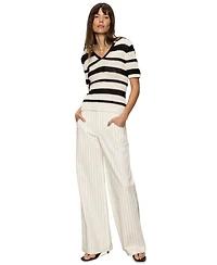Sanctuary Women's Arden Striped Wide-Leg Pants