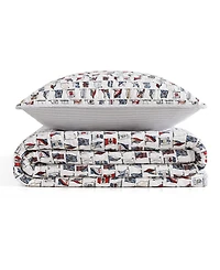 Tommy Hilfiger Boating Flags Cotton Reversible -Pc. Quilt Set