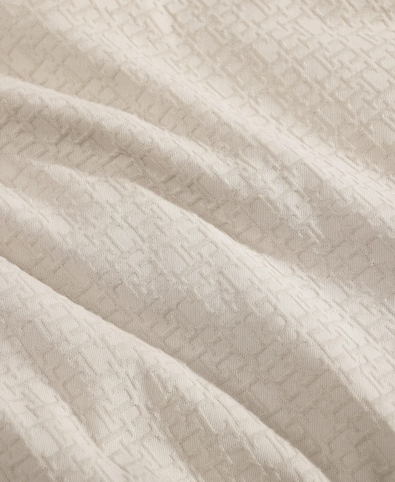 Tommy Hilfiger Monogram Matelasse 3-Pc. Comforter Set