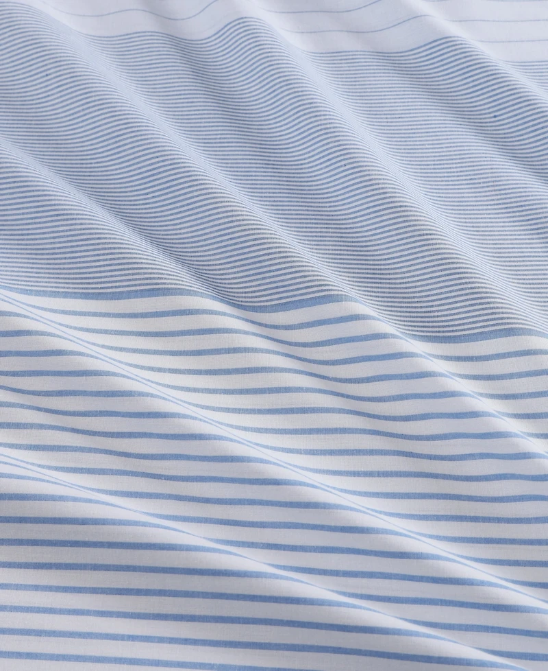 Tommy Hilfiger Modern Stripe Cotton 3-Pc. Duvet Cover Set