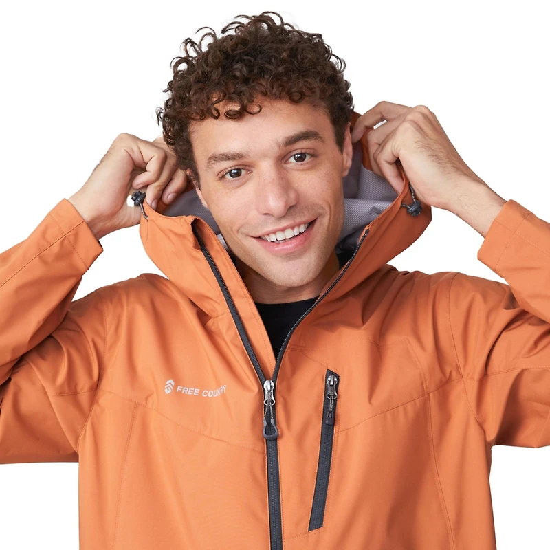 Free Country Men's Hydro Lite X2O Status Rain Jacket