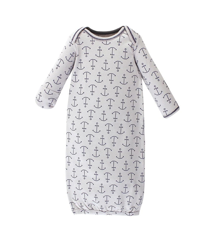 Touched by Nature Baby Boys Soft Natural Cotton Sleep Gowns