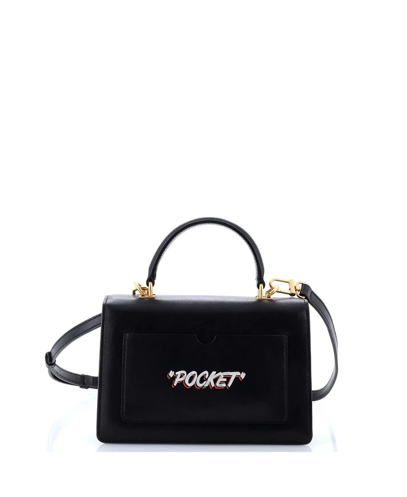 Pre-Owned Off White Jitney 1.4 Bag Printed Leather
