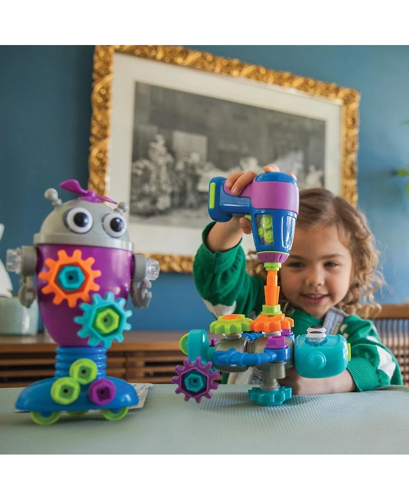 Learning Resources Design and Drill Robot Workshop Xl - 150 Pieces