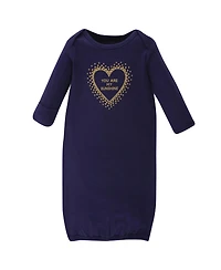 Hudson Baby Baby Girls Hudson Cotton Gowns, Love, Preemie/Newborn