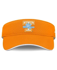 Nike Men's and Women's White Tennessee Volunteers 2025 Dugout Softball Ace Performance Adjustable Visor Hat