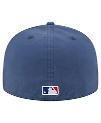 New Era Men's Blue Los Angeles Dodgers Championship Side Flag A-Frame 59FIFTY Fitted Hat